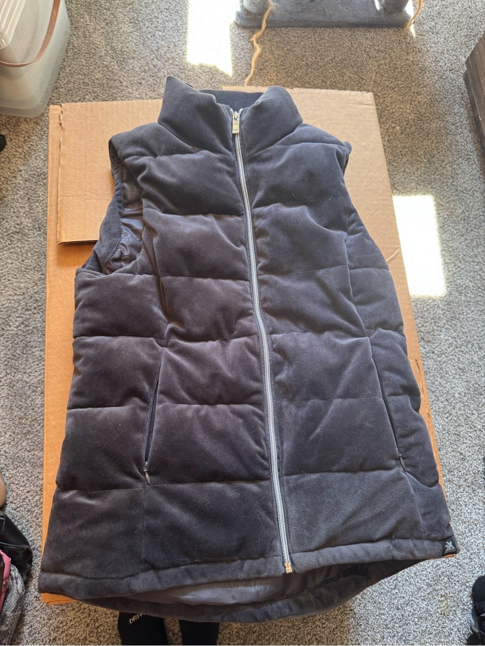 ZeroXposur Navy Blue Quilted Puffer Vest